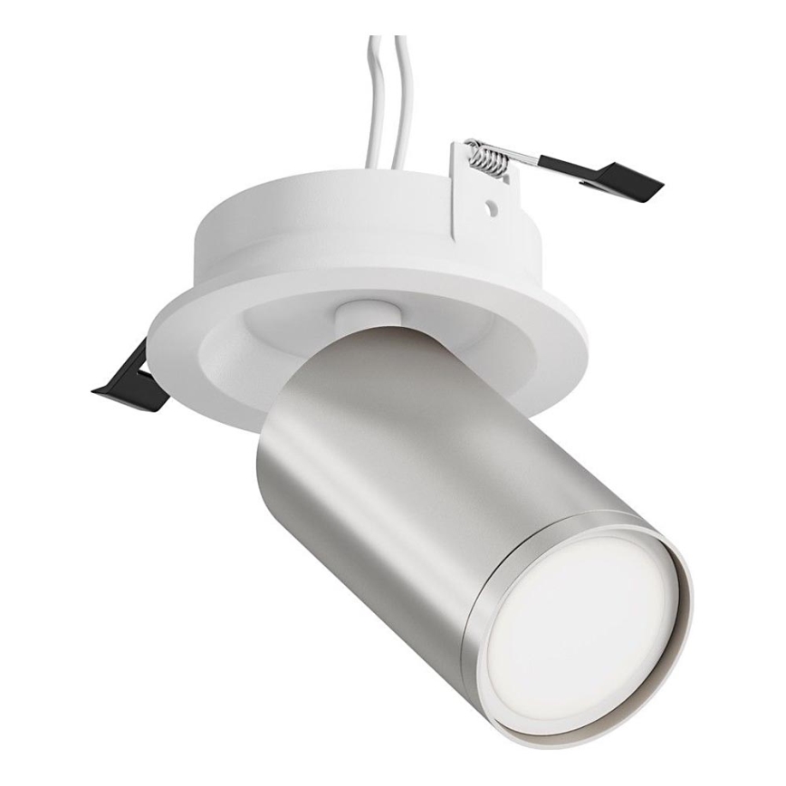 Maytoni C048CL-U-1WS - Uvučeni reflektor FOCUS 1xGU10/10W/230V sjajni krom