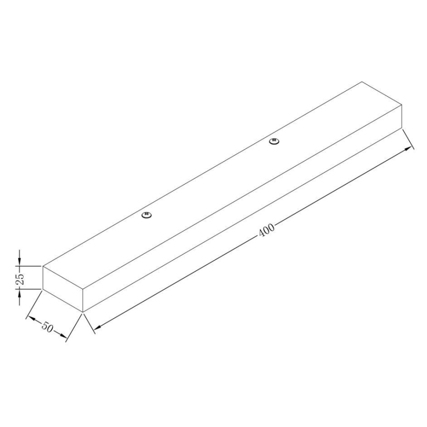 Maytoni MIR011WL-L9B4K - LED Zidna lampa ORION LED/9W/230V crno