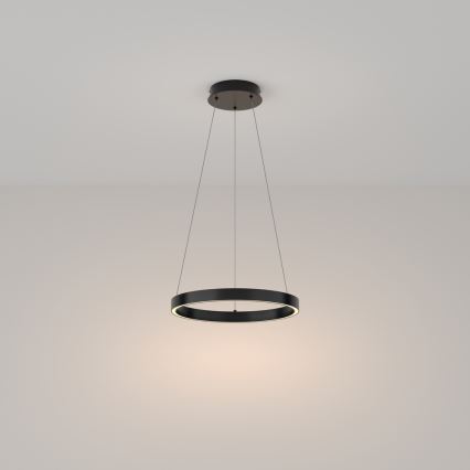 Maytoni MOD058PL-L22B3K - LED luster na sajli RIM LED/25W/230V 3000K pr. 40 cm crno