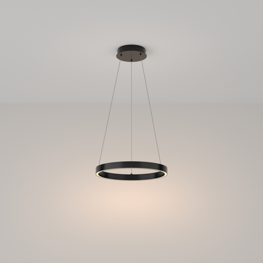 Maytoni MOD058PL-L22B3K - LED luster na sajli RIM LED/25W/230V 3000K pr. 40 cm crno