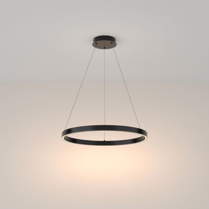 Maytoni MOD058PL-L32B3K - LED luster na sajli RIM LED/37W/230V 3000K pr. 60 cm crno
