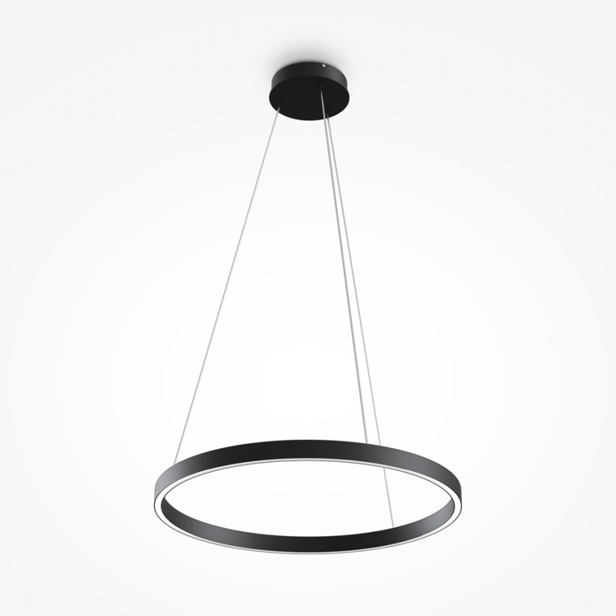 MOD058PL-L32B4K - LED luster na sajli RIM LED/37W/230V 4000K pr. 60 cm crno