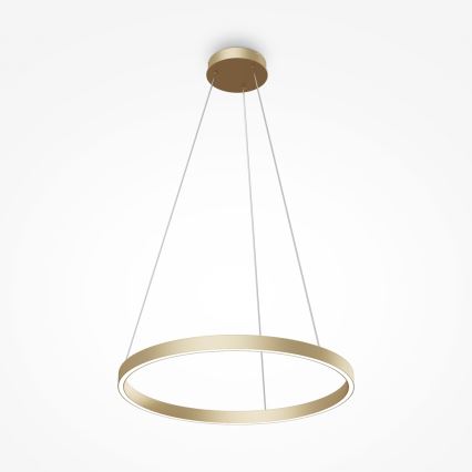 Maytoni MOD058PL-L32BS4K - LED luster na sajli RIM LED/37W/230V 4000K pr. 60 cm zlatna