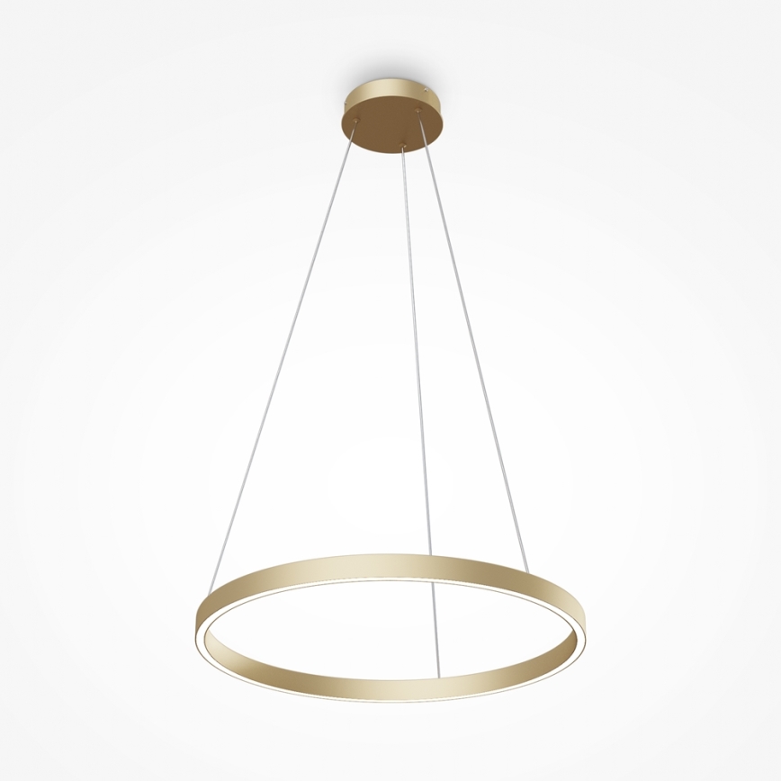 Maytoni MOD058PL-L32BS4K - LED luster na sajli RIM LED/37W/230V 4000K pr. 60 cm zlatna
