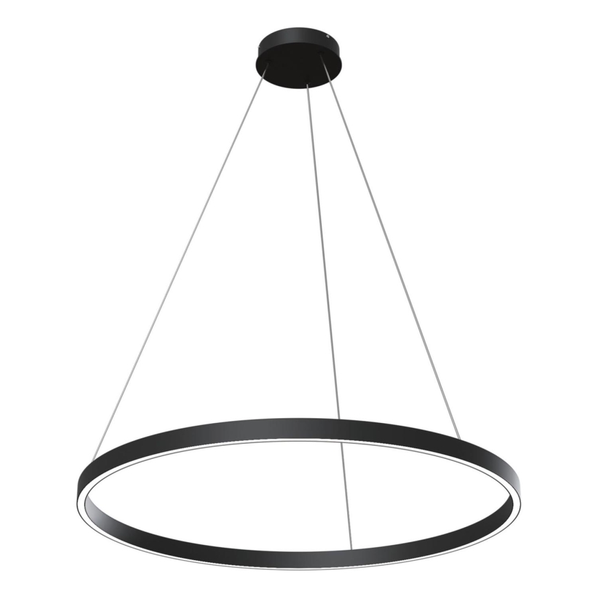Maytoni MOD058PL-L42B3K - LED luster na sajli RIM LED/51W/230V 3000K pr. 80 cm crno