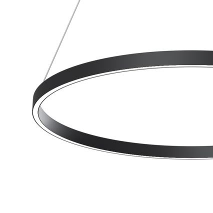 Maytoni MOD058PL-L42B4K - LED luster na sajli RIM LED/51W/230V 4000K pr. 80 cm crno