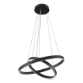 Maytoni MOD058PL-L55B3K - LED luster na sajli RIM LED/61W/230V 3000K pr. 60 cm crno