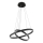 Maytoni MOD058PL-L55B3K - LED luster na sajli RIM LED/61W/230V 3000K pr. 60 cm crno