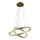 Maytoni MOD058PL-L55BS3K - LED luster na sajli RIM LED/61W/230V 3000K pr. 60 cm zlatna