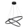 Maytoni MOD058PL-L74B3K - LED luster na sajli RIM LED/88W/230V 3000K pr. 80 cm crno