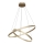 Maytoni MOD058PL-L74BS3K - LED luster na sajli RIM LED/88W/230V 3000K pr. 80 cm zlatna