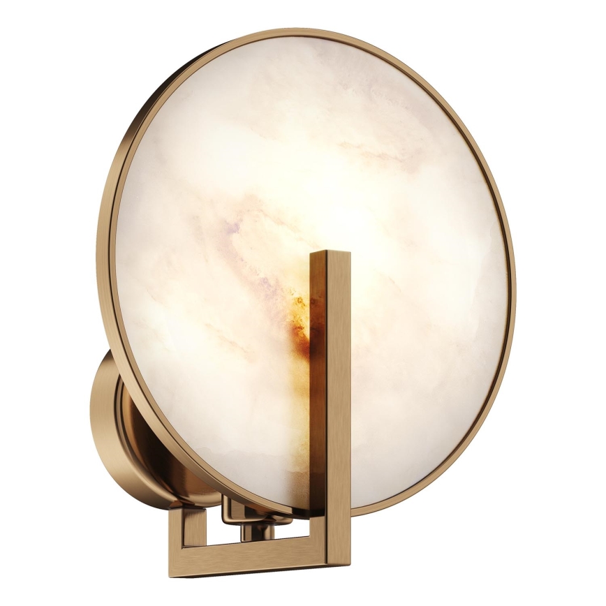 Maytoni MOD099WL-01G2 - Zidna lampa MARMO 1xE14/40W/230V zlatna