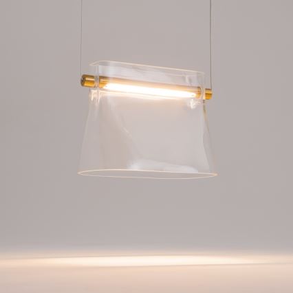 Maytoni MOD170PL-L8BS3K - LED luster na sajli CABARET LED/8W/230V zlatna