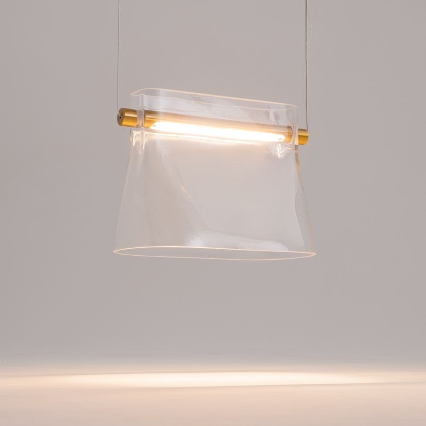 Maytoni MOD170PL-L8BS3K - LED luster na sajli CABARET LED/8W/230V zlatna