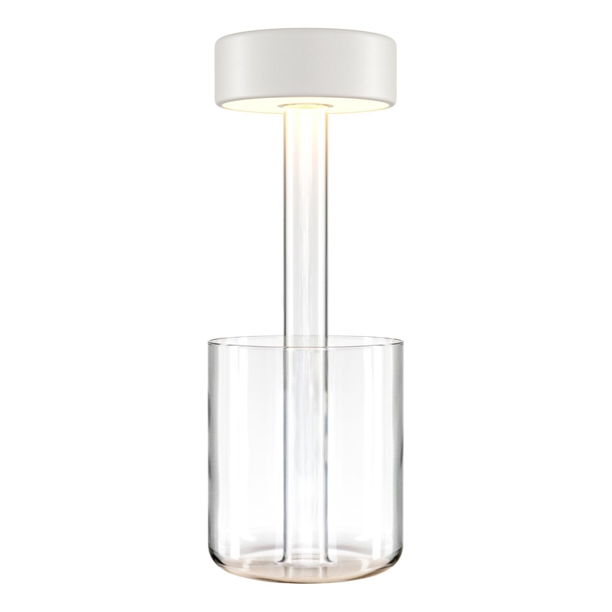 Maytoni MOD229TL-L3W3K1 - LED Prigušiva punjiva prenosna stona lampa LED/3W/5V 2200-4000K bela/prozirna