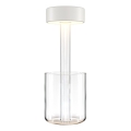 Maytoni MOD229TL-L3W3K1 - prenosiva, punjiva i prigušiva LED stona lampa LED/3W/5V 2200-4000K 2000 mAh bela/prozirna