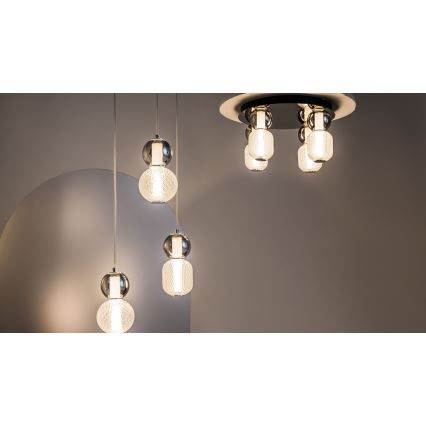 Maytoni MOD273CL-L60CH3K - LED Plafonjera DROP 4xLED/15W/230V pr. 43 cm sjajni krom