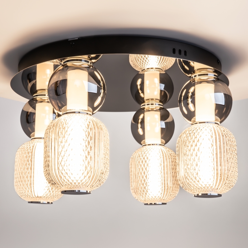 Maytoni MOD273CL-L60CH3K - LED Plafonjera DROP 4xLED/15W/230V pr. 43 cm sjajni krom