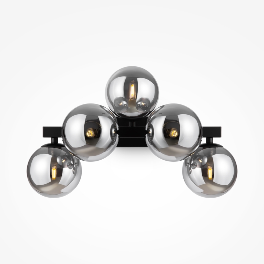 Maytoni MOD547WL-05B - Zidna lampa DALLAS 5xG9/28W/230V crno