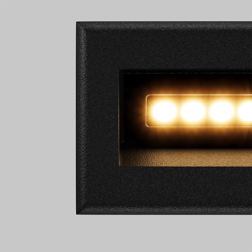 Maytoni O045SL-L3B3K - LED Spoljašnje ugradbeno svetlo BOSCA LED/3W/230V 3000K IP65 crno