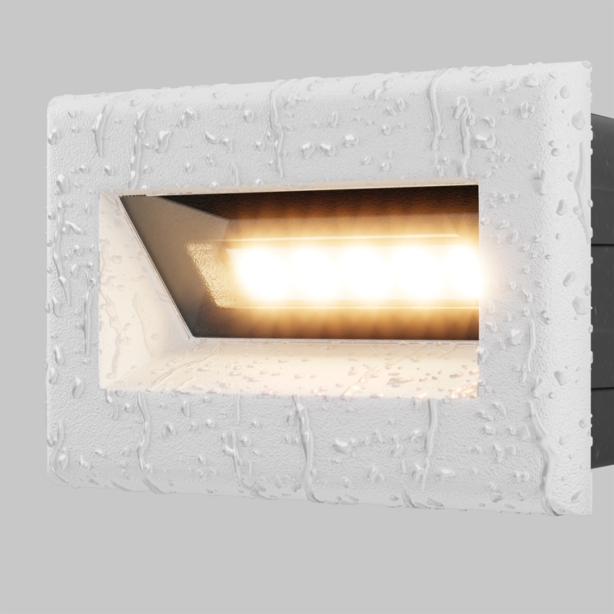 Maytoni O045SL-L3W3K - LED Spoljašnje ugradbeno svetlo BOSCA LED/3W/230V 3000K IP65 bela