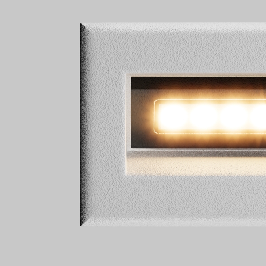 Maytoni O045SL-L3W3K - LED Spoljašnje ugradbeno svetlo BOSCA LED/3W/230V 3000K IP65 bela