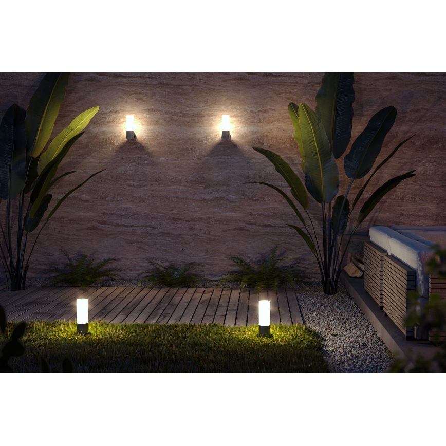 Maytoni O418WL-01GR - Spoljašnja zidna lampa WILLIS 1xE27/60W/230V IP54 antracit