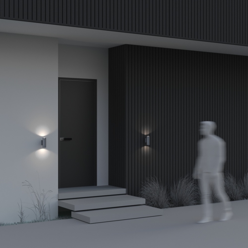 Maytoni O574WL-02GR - Spoljašnja zidna lampa BOWERY 2xGU10/50W/230V IP54 antracit