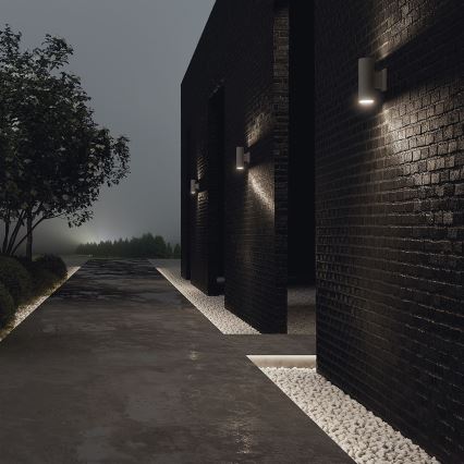 Maytoni O574WL-02GR - Spoljašnja zidna lampa BOWERY 2xGU10/50W/230V IP54 antracit