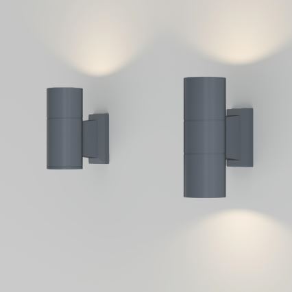 Maytoni O574WL-02GR - Spoljašnja zidna lampa BOWERY 2xGU10/50W/230V IP54 antracit