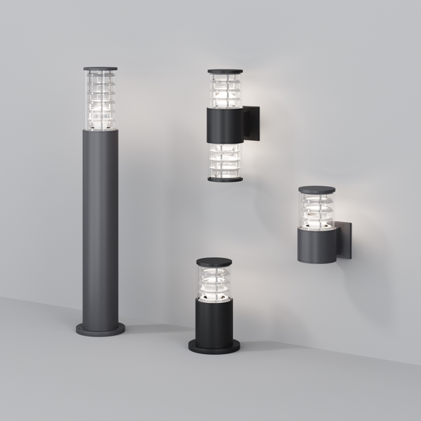 Maytoni O576WL-02GR - Spoljašnja zidna lampa BRONX 2xE27/60W/230V IP54 antracit