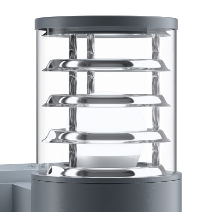 Maytoni O576WL-02GR - Spoljašnja zidna lampa BRONX 2xE27/60W/230V IP54 antracit