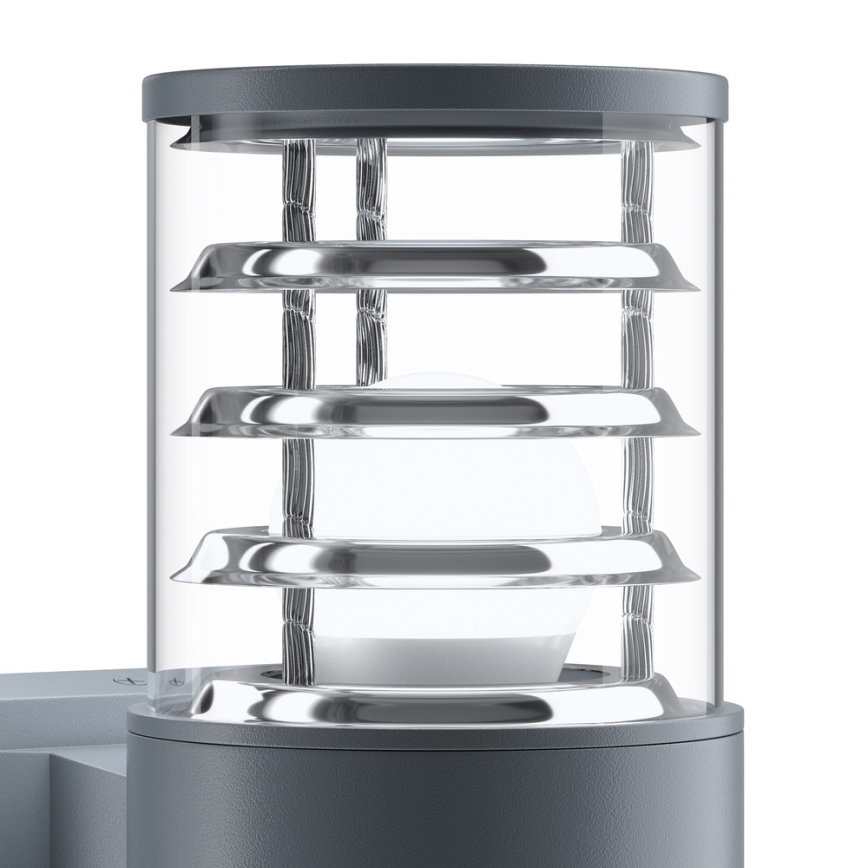 Maytoni O576WL-02GR - Spoljašnja zidna lampa BRONX 2xE27/60W/230V IP54 antracit