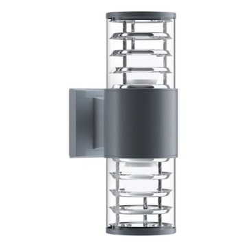 Maytoni O576WL-02GR - Spoljno zidno svetlo BRONX 2xE27/60W/230V IP54 antracit