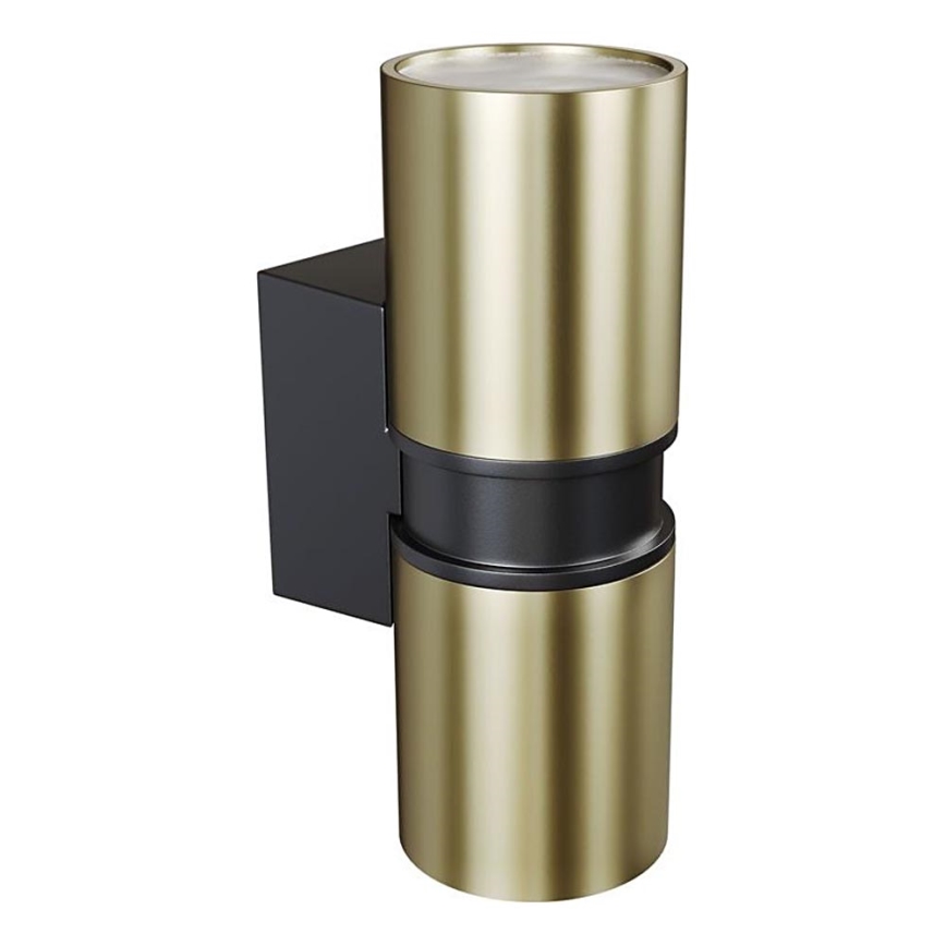 Maytoni O582WL-02BS - Spoljašnja zidna lampa BOWERY 2xGU10/50W/230V IP54 mesing