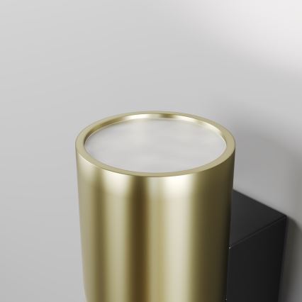 Maytoni O582WL-02BS - Spoljašnja zidna lampa BOWERY 2xGU10/50W/230V IP54 mesing