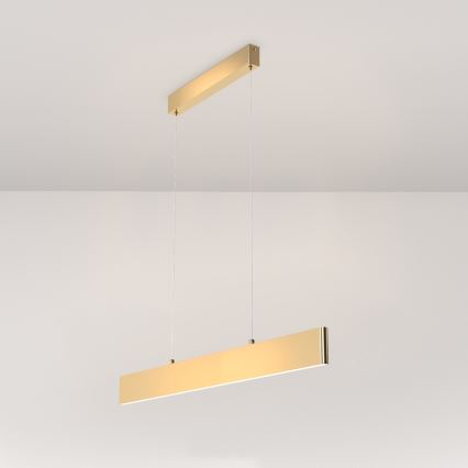 Maytoni P010PL-L23G3K - LED luster na sajli STEP LED/23W/230V 3000K 91 cm zlatna