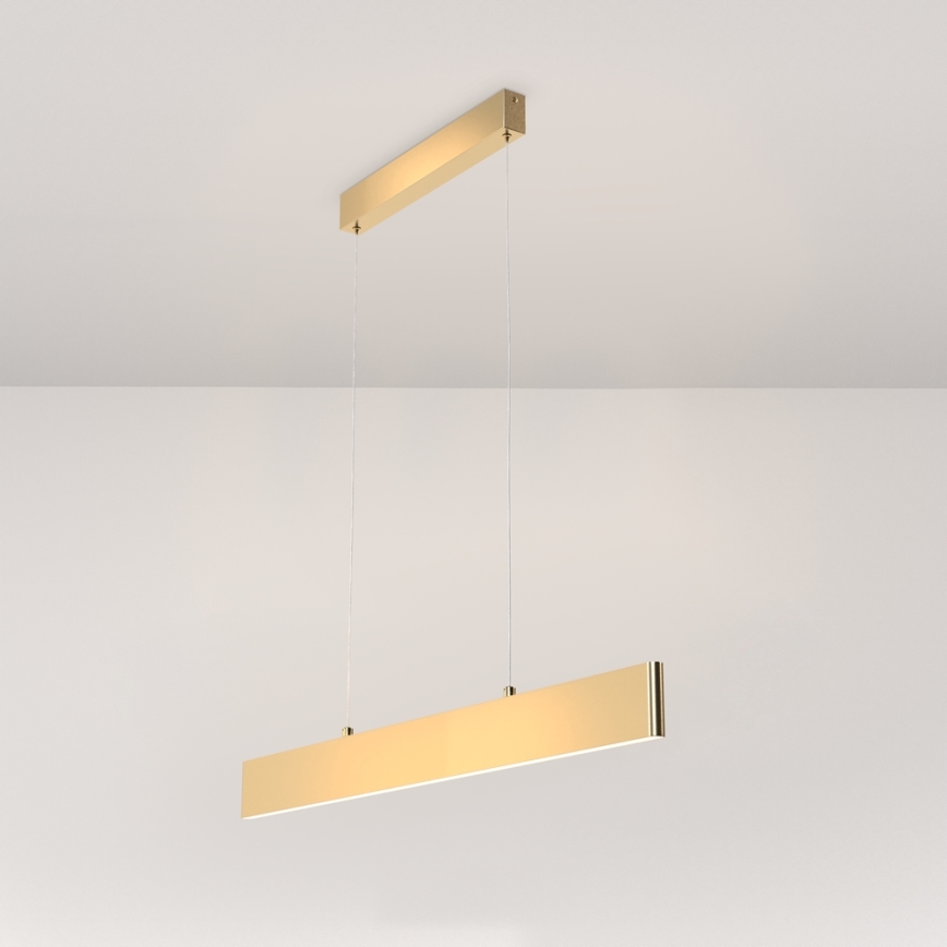 Maytoni P010PL-L23G3K - LED luster na sajli STEP LED/23W/230V 3000K 91 cm zlatna