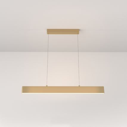 Maytoni P010PL-L23G3K - LED luster na sajli STEP LED/23W/230V 3000K 91 cm zlatna
