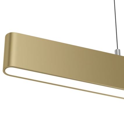 Maytoni P010PL-L23G3K - LED luster na sajli STEP LED/23W/230V 3000K 91 cm zlatna