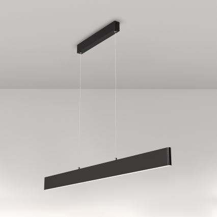 Maytoni P010PL-L30B4K - LED luster na sajli STEP LED/30W/230V 4000K 118,5 cm crno