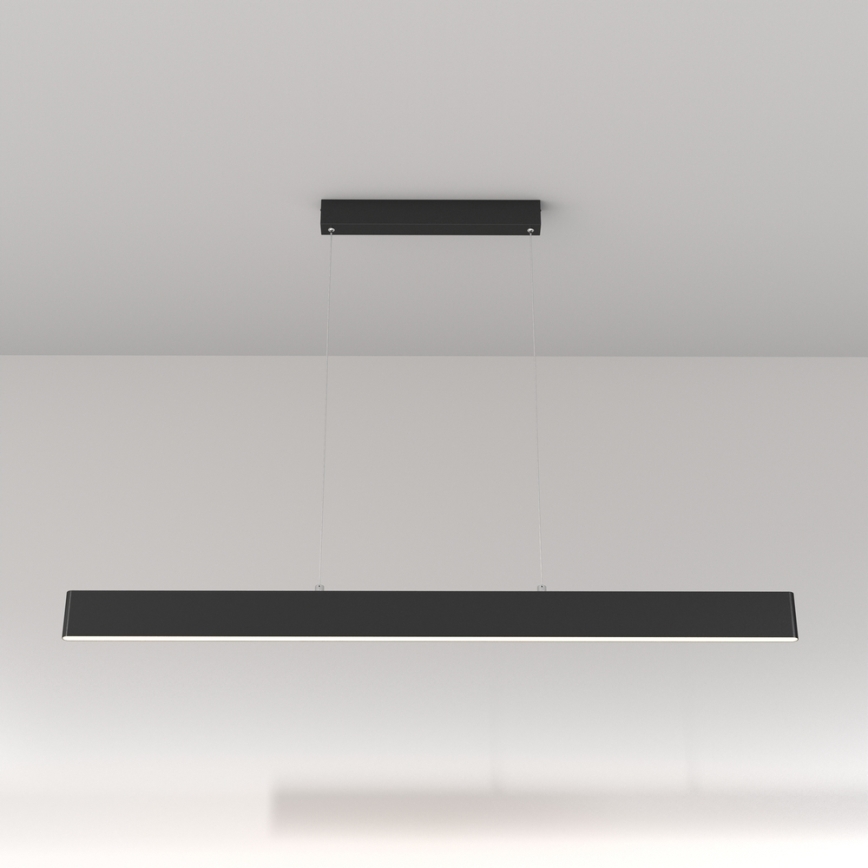 Maytoni P010PL-L30B4K - LED luster na sajli STEP LED/30W/230V 4000K 118,5 cm crno