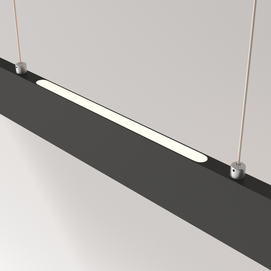 Maytoni P010PL-L30B4K - LED luster na sajli STEP LED/30W/230V 4000K 118,5 cm crno