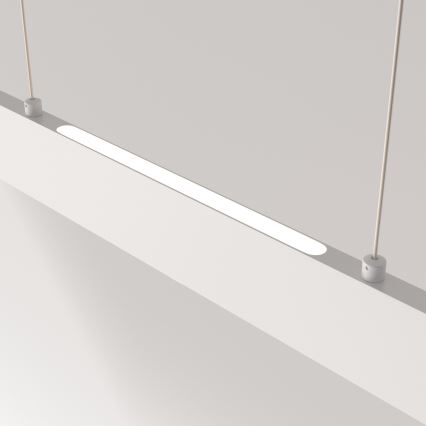 Maytoni P010PL-L30W4K - LED luster na sajli STEP LED/30W/230V 4000K 118,5 cm bela