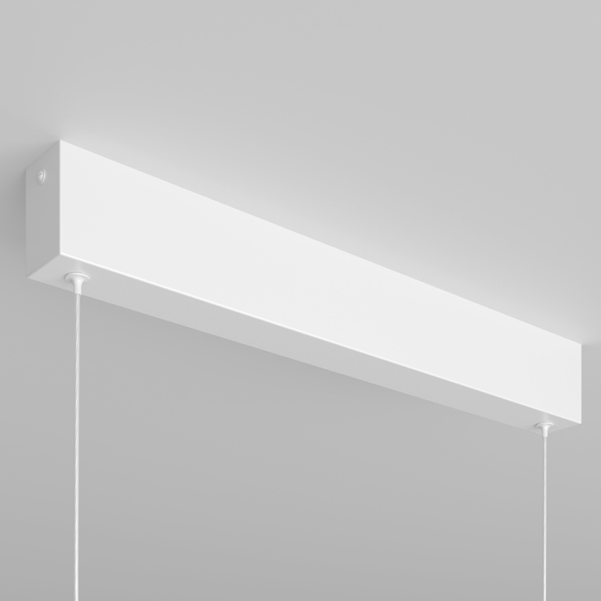 Maytoni P010PL-L30W4K - LED luster na sajli STEP LED/30W/230V 4000K 118,5 cm bela