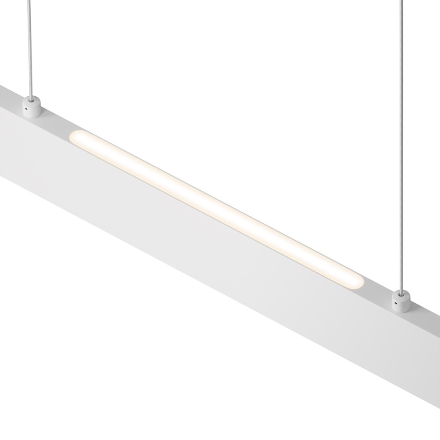 Maytoni P010PL-L30W4K - LED luster na sajli STEP LED/30W/230V 4000K 118,5 cm bela