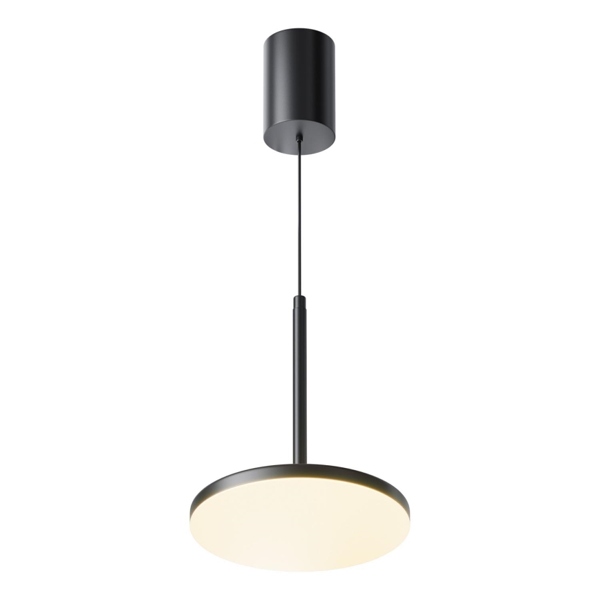 Maytoni P076PL-L12W3K-B - LED luster na sajli PLATO LED/12W/230V 3000K crno