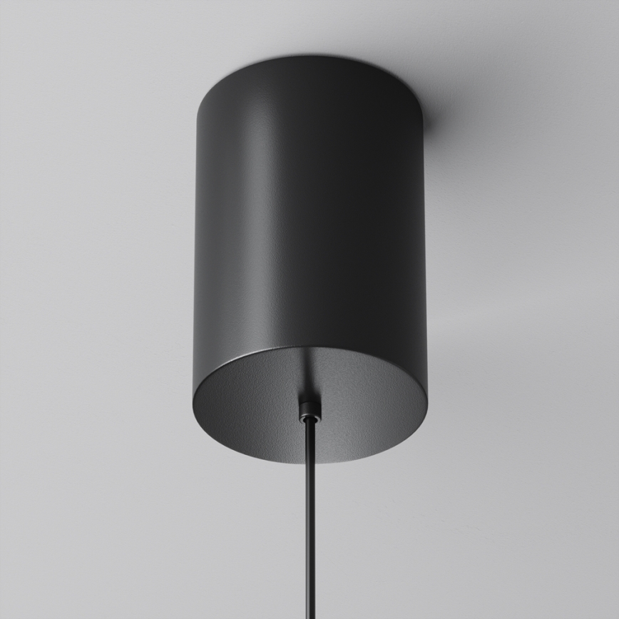 Maytoni P076PL-L12W3K-B - LED luster na sajli PLATO LED/12W/230V 3000K crno