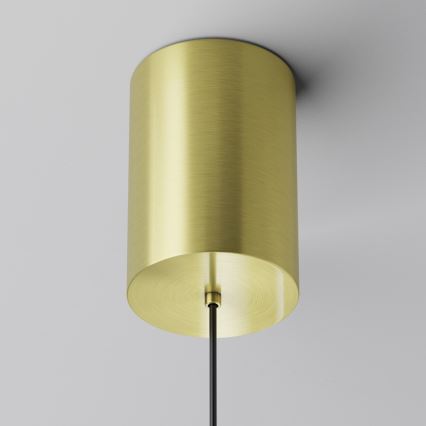 Maytoni P076PL-L12W3K-BS - LED luster na sajli PLATO LED/12W/230V 3000K zlatna