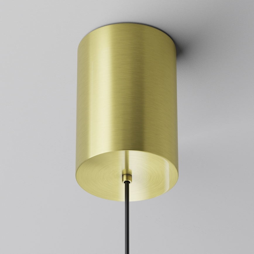 Maytoni P076PL-L12W3K-BS - LED luster na sajli PLATO LED/12W/230V 3000K zlatna